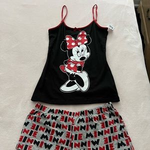 Mickey Mouse pajama set.
